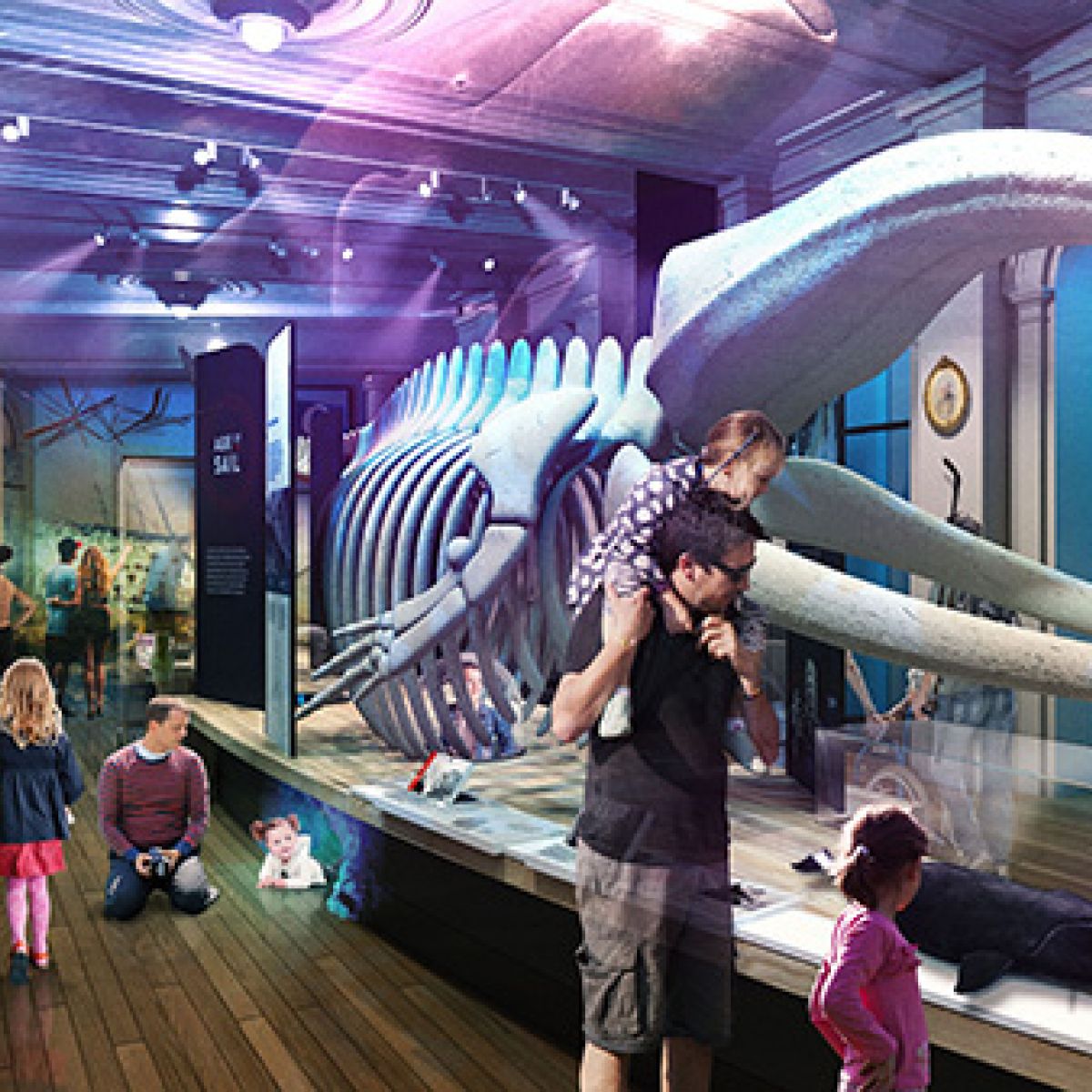 An artists' impression of the new whaling gallery at Hull Maritime Museum