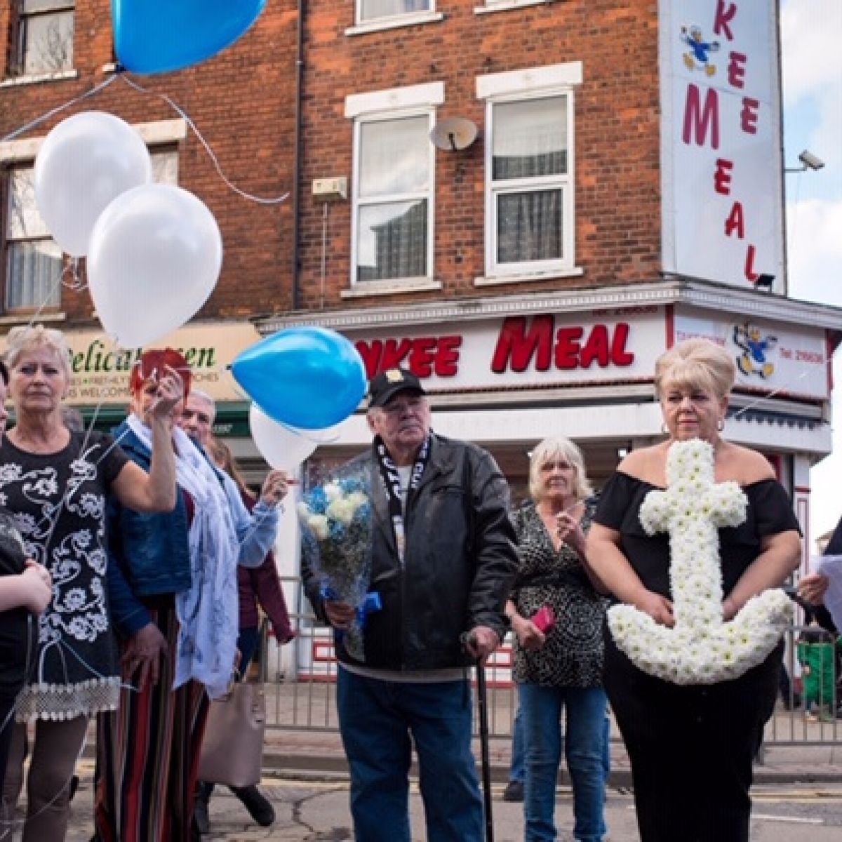 Rayners hold a memorial for the lost trawler the Gaul. The whole of Hessle Road brought to a stand still for a minute silence.