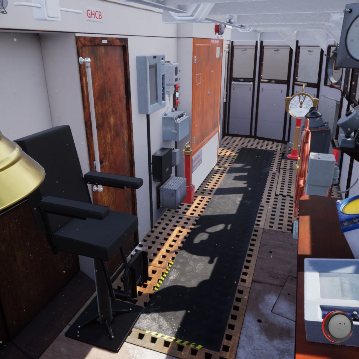 The VR experience will feel like you're actually standing on the ship