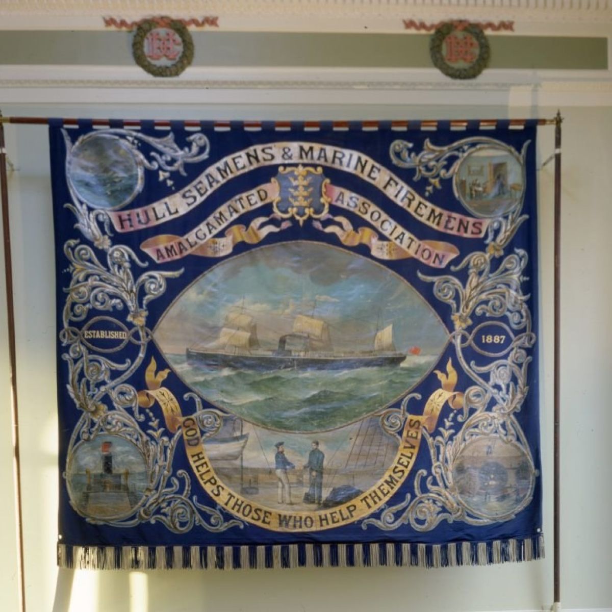 Hull Seamen’S And Marine Firemen’S Amalgamated Association Banner Front