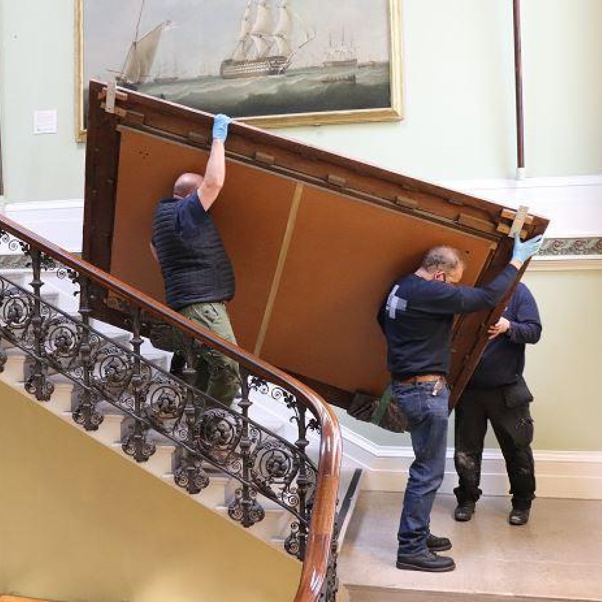 Moving The Painting