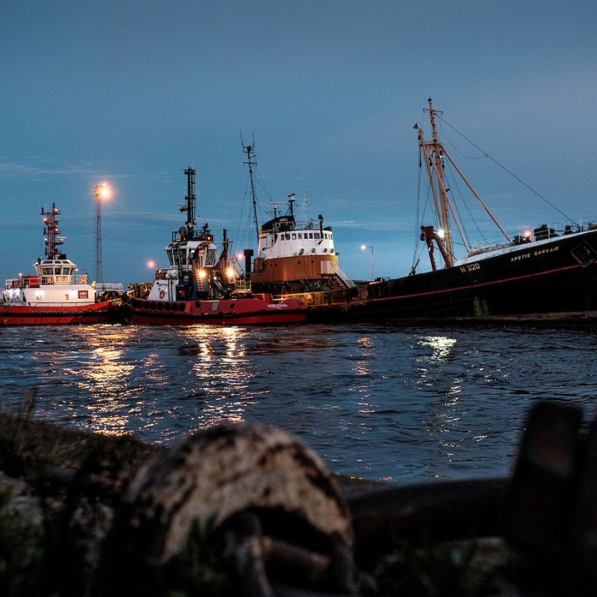 Arctic Corsair Reaches Albert Dock