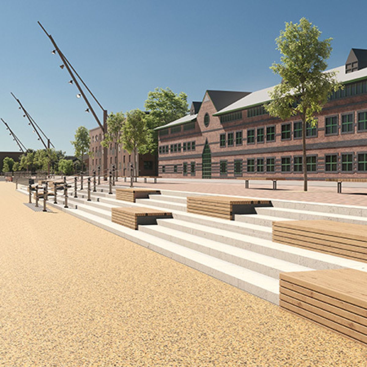 A transformed Queens Gardens will provide a new landscape and seating