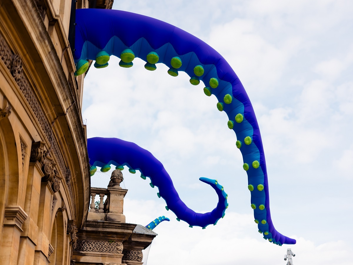 Hull Maritime Museum with tentacles